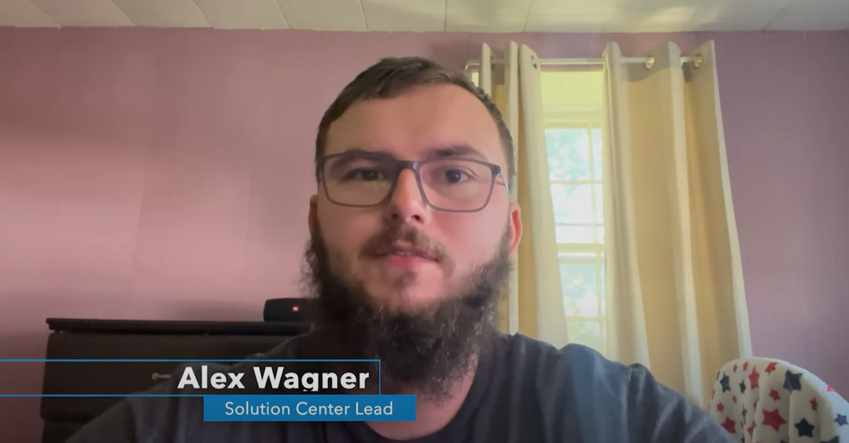 Alex Wagner, Solution Center Lead